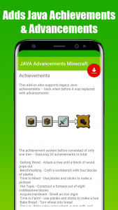 اسکرین شات 6 برنامه JAVA Advancements Minecraft
