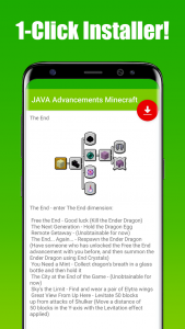 اسکرین شات برنامه JAVA Advancements Minecraft 4