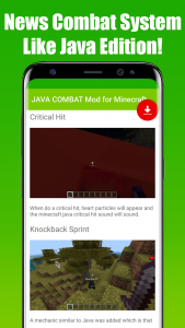 اسکرین شات 3 برنامه JAVA COMBAT Mod for Minecraft