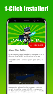 اسکرین شات 1 برنامه JAVA COMBAT Mod for Minecraft