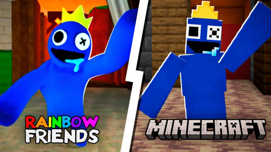 اسکرین شات برنامه Rainbow Friends For Minecraft 2