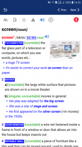 اسکرین شات برنامه Advanced American Dictionary 3