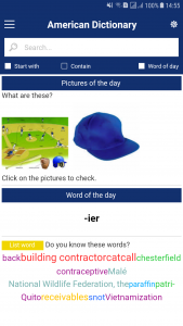 اسکرین شات برنامه Advanced American Dictionary 4