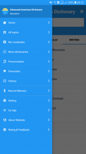 اسکرین شات برنامه Advanced American Dictionary 7