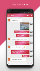 اسکرین شات برنامه HiU - Messenger 3