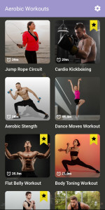 اسکرین شات 3 برنامه Aerobics Workout at Home