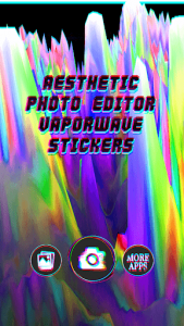 اسکرین شات برنامه Aesthetic Photo Editor: Vaporwave Stickers 1