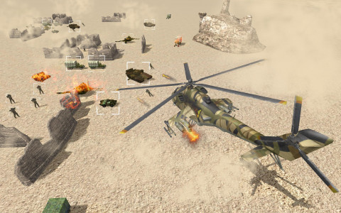 اسکرین شات بازی Gunship Helicopter Air Attack 1