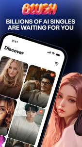 اسکرین شات 2 برنامه Blush: AI Dating Simulator