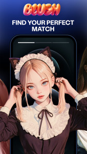اسکرین شات 3 برنامه Blush: AI Dating Simulator