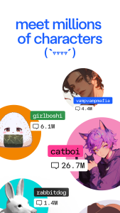 اسکرین شات 3 برنامه Character AI: Chat, Talk, Text