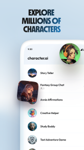 اسکرین شات 3 برنامه Character AI: Chat, Talk, Text