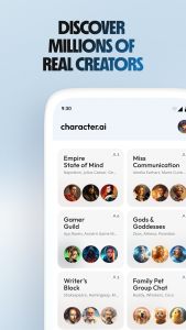 اسکرین شات 7 برنامه Character AI: Chat, Talk, Text