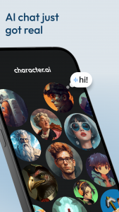 اسکرین شات برنامه Character AI: Chat, Talk, Text 1