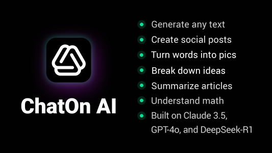 اسکرین شات برنامه ChatOn - AI Chat Bot Assistant 1