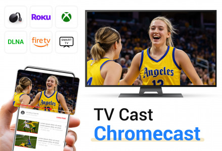 اسکرین شات برنامه TV Cast for Chromecast - TVCST 1