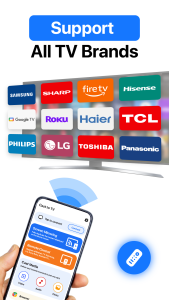 اسکرین شات 1 برنامه Cast to TV - Screen Mirroring