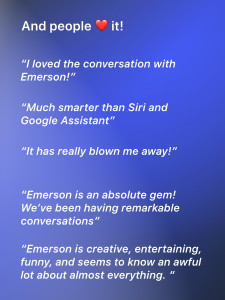 اسکرین شات برنامه Emerson AI - Talk & Learn 5