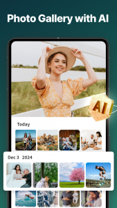اسکرین شات 1 برنامه Gallery: Photo Gallery with AI