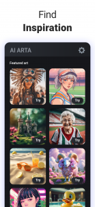 اسکرین شات 5 برنامه ARTA: AI Art & Photo Generator