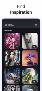 اسکرین شات برنامه ARTA: AI Art & Photo Generator 6