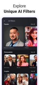 اسکرین شات 4 برنامه ARTA: AI Art & Photo Generator