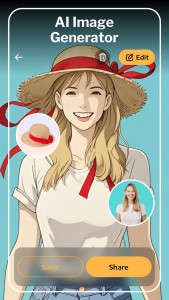اسکرین شات 2 برنامه Nano Banana - AI Image Creator