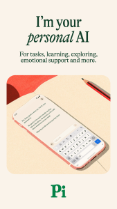 اسکرین شات 1 برنامه Pi, your personal AI