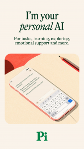اسکرین شات 1 برنامه Pi, Your Personal AI Assistant