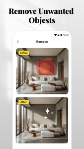 اسکرین شات 7 برنامه AI Home Design: Interior DecAI