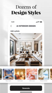 اسکرین شات 4 برنامه AI Home Design: Interior DecAI