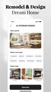 اسکرین شات 3 برنامه AI Home Design: Interior DecAI