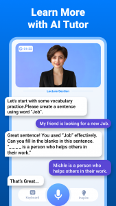 اسکرین شات 2 برنامه LearnAI: Speak & Learn English