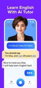 اسکرین شات 3 برنامه LearnAI: Speak & Learn English