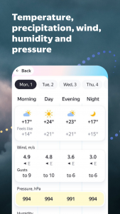 اسکرین شات برنامه Weather by Meteum 4