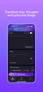 اسکرین شات 3 برنامه Mureka - AI Song&Music Maker