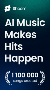 اسکرین شات 1 برنامه Shoom - AI Music Generator