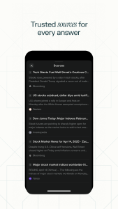 اسکرین شات 3 برنامه Perplexity - Ask Anything