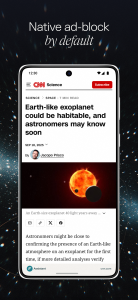 اسکرین شات 6 برنامه Comet: AI Browser & Assistant