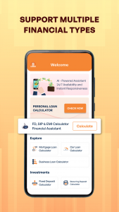 اسکرین شات 1 برنامه Finance Mortgage Calculator