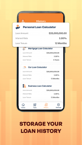 اسکرین شات 2 برنامه Finance Mortgage Calculator
