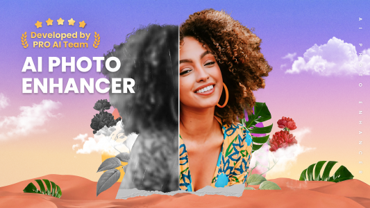 اسکرین شات برنامه UpFoto - AI Photo Enhancer 1