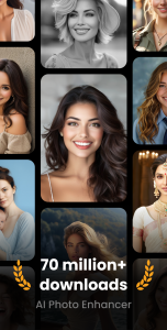 اسکرین شات 2 برنامه UpFoto - AI Photo Enhancer