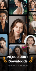 اسکرین شات برنامه UpFoto - AI Photo Enhancer 2