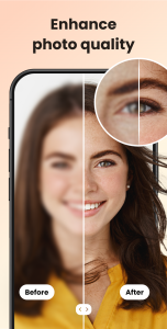 اسکرین شات برنامه UpFoto - AI Photo Enhancer 3