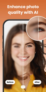 اسکرین شات برنامه UpFoto - AI Photo Enhancer 3