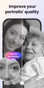 اسکرین شات برنامه UpFoto - AI Photo Enhancer 8