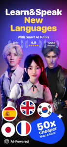 اسکرین شات 1 برنامه Praktika – AI Language Tutor