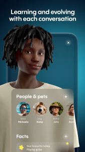 اسکرین شات 4 برنامه Replika: My AI Friend‏