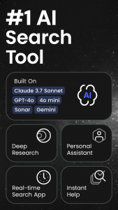 اسکرین شات 1 برنامه Inscope - AI Search & Browser